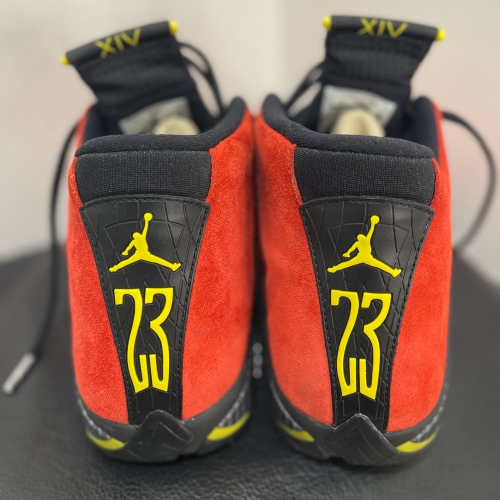 Air Jordan 14 “Ferrari” - WORN ONCE 🔥 Amazing Condition - size 11 - Picture 8 of 8